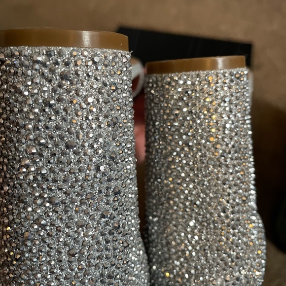 👠 I.N.C silver sparkling heel - Picture 5 of 6